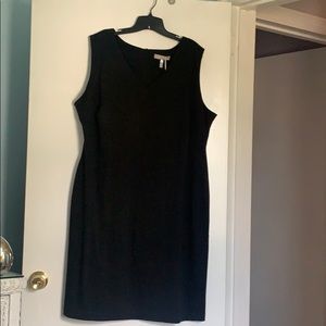 Black shift dress